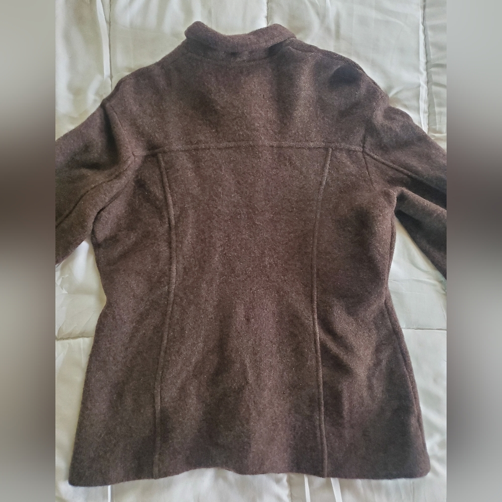 Bernardo Essentials Brown Sweater Jacket Women's M - image 4